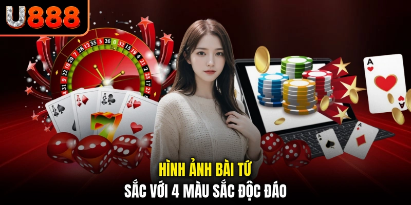 Hình ảnh bài tứ sắc với 4 màu sắc độc đáo