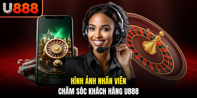 Hình ảnh nhân viên chăm sóc khách hàng U888