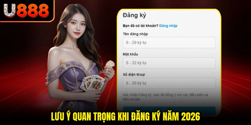 Lưu ý quan trọng khi đăng ký năm 2026